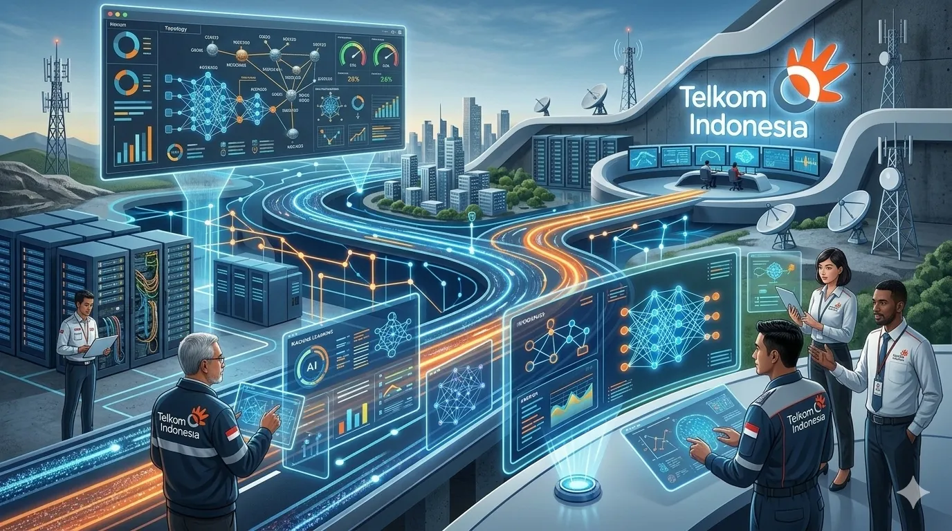 Telkom Targetkan Autonomous Network Berbasis AI