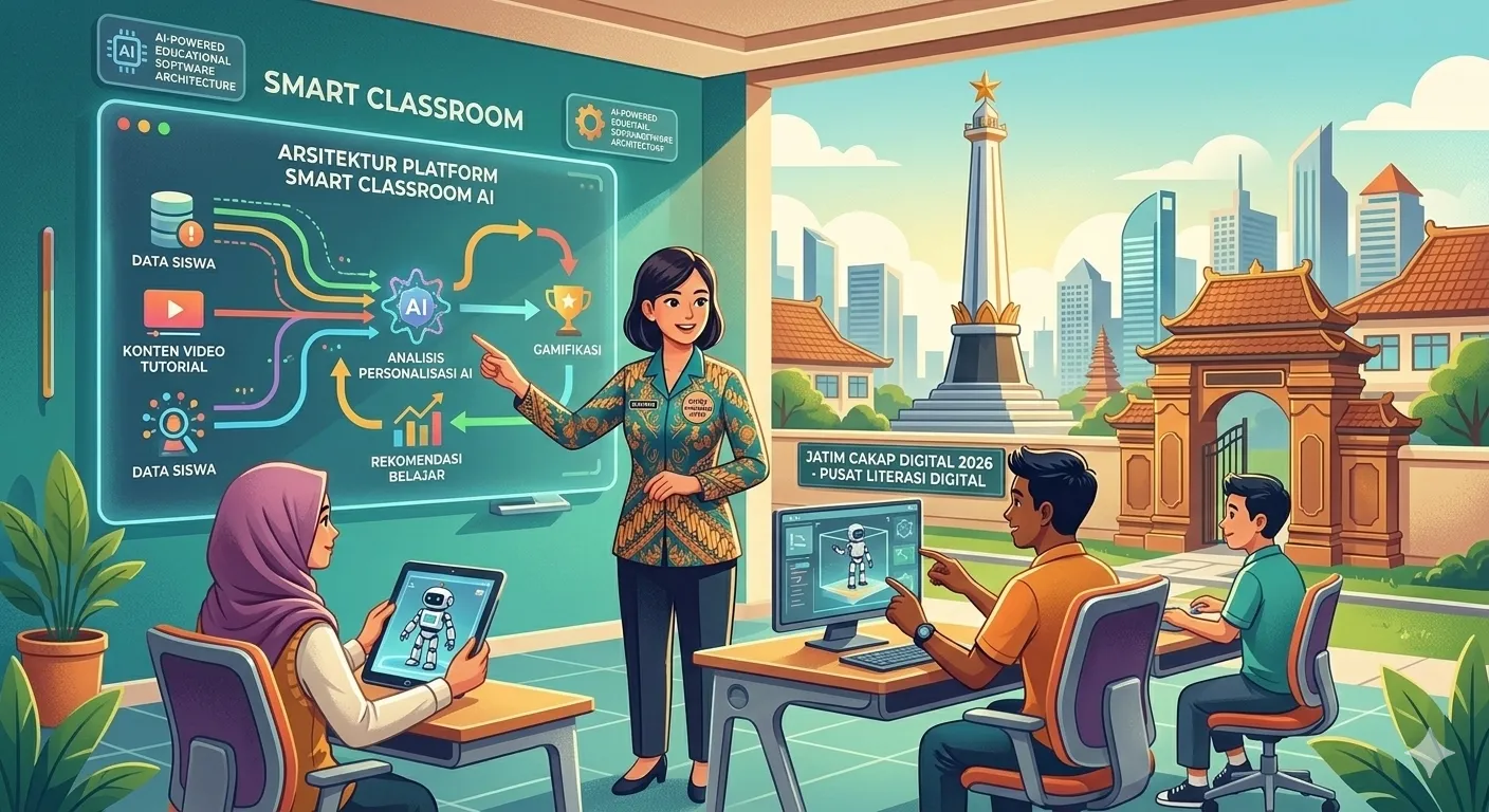 Transformasi Digital Pendidikan Jatim 2026: Guru Kini Melek AI dan Platform Smart Classroom
