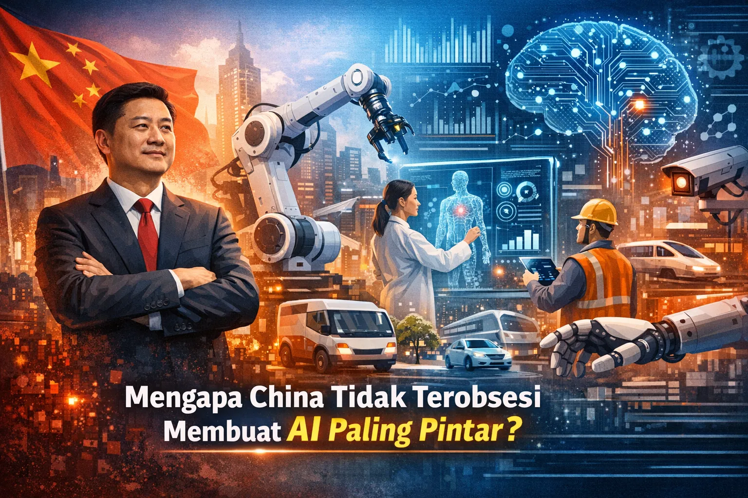 Mengapa China Tidak Terobsesi Membuat AI Paling Pintar?
