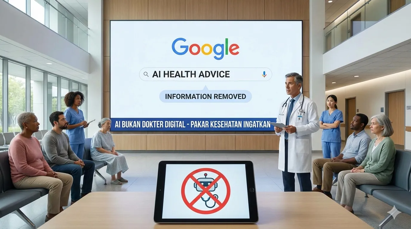 Google Hapus Informasi AI Kesehatan, Pakar: AI Bukan Dokter Digital    