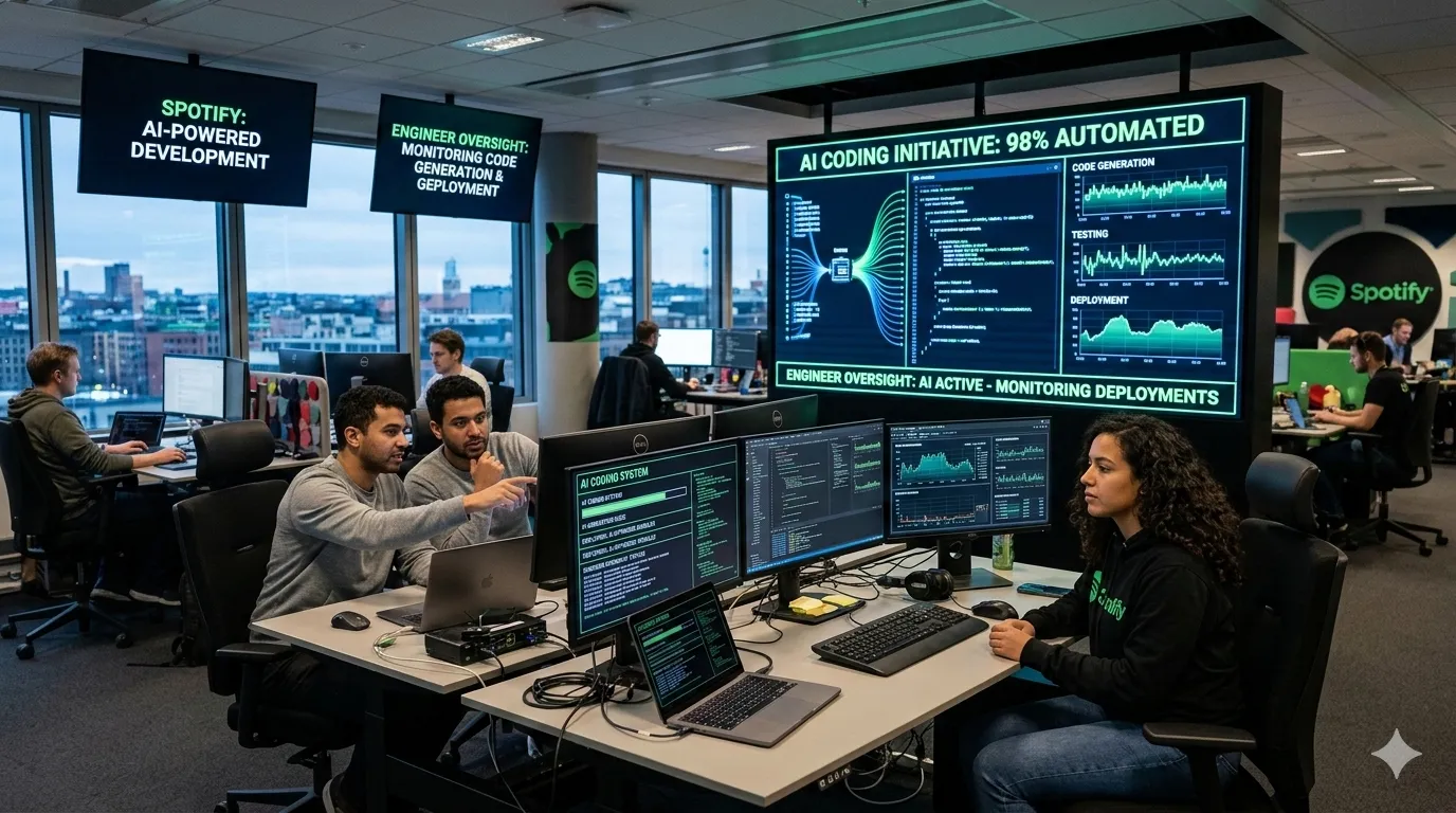 AI Ambil Alih Coding di Spotify, Engineer Hanya Mengawasi