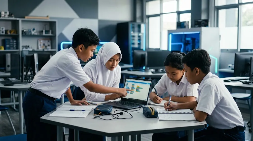 Integrasi Koding, AI, dan Pendekatan Deep Learning dalam Sistem Pendidikan Dasar dan Menengah Indonesia